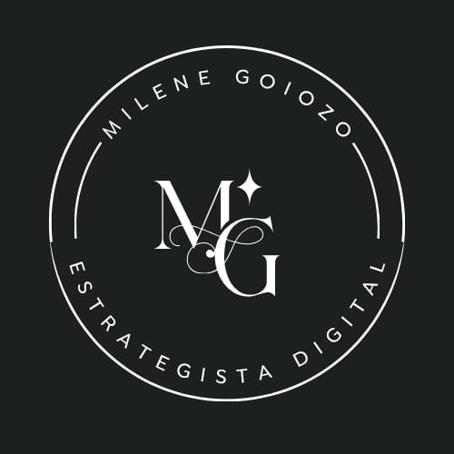 Logo Milene Goiozo — Estrategista Digital